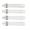 XICHEN 4 PCS/Set Light Bulbs Replacement 9W UV 365nm Lamp Bulb Tube for Nail Art Dryer UV Lamp Light
