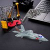 F35 B2 Airplane Toy, 2 Pack Fighter Jet Toy for Kids, Pull Back Toy Jets, Diecast Airplanes Model with Light & Sound, Metal Airplane Gifts for Kids Decor