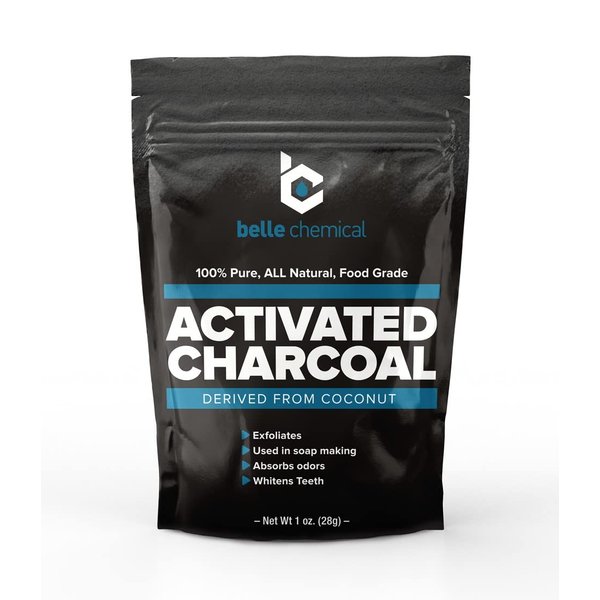 Organic Coconut Activated Charcoal Powder - Food Grade, Kosher - Teeth Whitening, Facial Scrub, Soap Making (1 Ounce to 5 pounds (1 Ounce)
