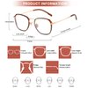 DUCO Blue Light Glasses For Women Computer Glasses Blue Ray Blocking Glasses For Men Womens Fashion Eyeglasses W014