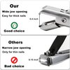 Ultra Sharp Stainless Steel Nail Clippers with Catcher, Fingernail & Toenail Clippers Splash Proof Nail Clippers Luxury Nail Cutter for Thick Nails
