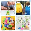 LUKBERA 16Pcs Stuffed Animals Keychains, Mini Assorted Animals Plush Toys For Kids Goodie Bag Fillers Easter Egg Hunt Easter Basket Stuffers Classroom Exchange Gifts