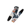 Levy's Leathers 2" Wide Polyester Guitar Strap with Genuine Leather Ends; Koi Fish Motif (MPD2-016)