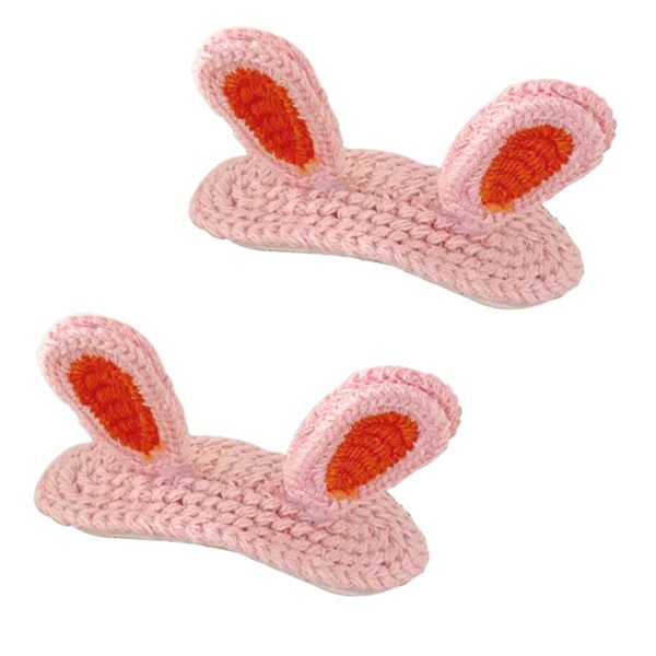 2 Pcs Handmade Knitted Hair Accessories, Women Cute Hair Clips, Unique Gifts For Girls, Unique Hair Accessories, Crochet knitted Little Flowers Hair Clips