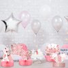Teling 9 Pack Happy Birthday Party Decorations Birthday Table Honeycomb Centerpiece Double Sided Rose Gold Centerpieces for Table Birthday Table Decorations for Women Girls
