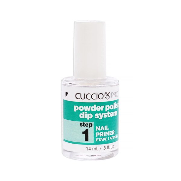 Cuccio Colour Powder Polish Dip System Step 1 - Specially Formulated Resins - Vibrant Finish With Flawless, Rich Color And Durability - Nail Polish Primer - 0.5 Oz