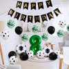 Soccer Birthday Party Decorations Kids Boys Girls Soccer Ball Themed 7 Year Children's Birthday Decoration Number 7 Balloon Garland, Soccer foil Balloon, Green Balloon Soccer Themed Celebration