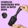 Ergo Mini Ionic Polishing Paddle Brush - Small Detangling Hair Brush for Wet & Dry Use - Professional Hair Care Styling Tool (ER500)
