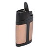 Xikar ELX Double Jet Flame Lighter with 9mm Cigar Punch, Ergonomic Design, Vintage Bronze