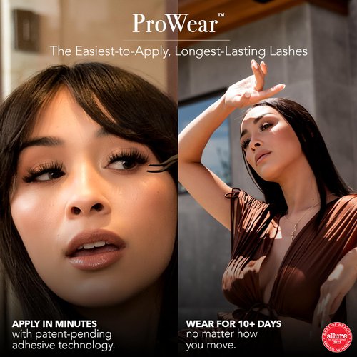 Pro Lash ProWear Mini Lash Clusters Kit - Easiest to Apply Lashes - 10-Day Cluster Eyelash Extensions - False Eyelashes Plus Adhesive and Tweezers - Classic Shorties No. 05 - Black