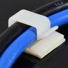 JacobsParts V5 Simple Adhesive Cable Routing Clip for Cord Management, Large (25-Pack)