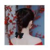 Hair Bow Clips Black Velvet Bows Hair Clip Women Alligator Clips for Girls Adults Cute Bow Hair Barrette Hair Pin Accessories (2pcs)
