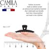 Camila Paris CP2661 French Hair Clip for Women, Narrow, Strong Hold Grip Double Teeth Girls Hair Claw Clips Jaw, Fashion Durable Styling Hair Accessories for Women, Made in France