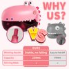 Lehoo Castle Bath Toys for Kids Ages 1-3, Bath Bubble Machine with 12 Songs, Automatic Dinosaur Bubble Maker for Bathtub, Dinosaur Toys for Kids 2-4, Toys for 1 2 3 Year Old Boys Girls