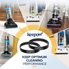 KEEPOW Replacement Belts for Bissell PowerSwift/Aeroswift/Powertrak Upright Vacuum Compatible with Models 1808, 18082, 25982, 2598, 2613, 2612, 1009, Replace Part 1600319&YMH28950, 2 Pack