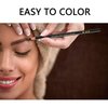 6 Piece Black Colour Waterproof Eyebrows Pencil Tattoo Makeup And Microblading Supplies Kit-Permanent Eye Brow Liners In Waterproof Eyebrow Pencils Peel - Brow Pencil Set For Marking