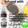 Infinix Scalp & Hair Treatment Pack-Black Seed Oil-Thick and Full & Biotin Infused-Finishing, Repair and Soothing - For irritated, Itchy Scalp - For Hair growth - Pack of 2