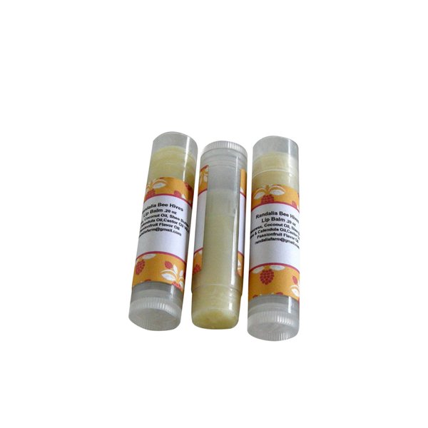 Set of 3 Lip Balm, Passionfruit, Randalia Bee Hives