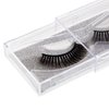 30-Pack Transparent Empty Eyelash Boxes for False Eyelashes, Lash Cases Empty Bulk Wholesale with Glitter Paper Card for Makeup Artists, Women (4.4 x 2 Inches, 0.55" Width)