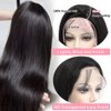SUIFENGWU 13×4 Straight Lace Front Wigs Human Hair HD Lace Frontal Wigs 180% Density Brazilian Virgin Human Hair Wigs Pre Plucked With Baby Hair No Split Softness Wigs Full And Thick 22 inch