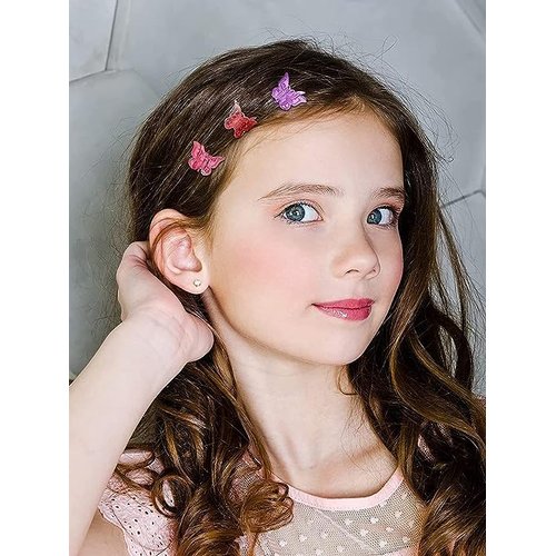 Hair Clips for Girls Kids Hair Accessories for Girls Hair Claw Clips for Girls Kids Multicolor Butterfly Small Claw Clip Hair Claw Clips for Girls Baby's Clutchers for Hair