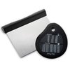 Spring Chef - Bench Scraper, Stainless Steel Scraper, Pastry Scraper, Pizza and Dough Cutter, With Bonus Bowl Scraper, Black
