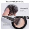 MAANGE Makeup Brushes 29 Pcs Makeup Kit, Premium Synthetic Foundation Powder Concealers Eye shadows Blush Brush Make up Brushes Set (Black, 29 Piece Set)