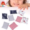 SPYMINNPOO 1:12 Dollhouse Pillow Cushions, Mini Realistic Pillows Miniature Docaration Accessory for Doll House Living Room Sofa Bedroom Bed(Sofa Pillow)