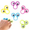 3 otters Eyeball Ring, 25PCS Eye Finger Puppets Eye Monster Finger, Easter Egg Fillers Goodie Bag Stuffers, Classroom Exchange Gift Easter Hunt Party Supplies
