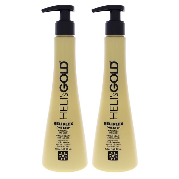 Helis Gold Heliplex One Step Hair Serum for Unisex - 8.4 oz Serum - Pack of 2