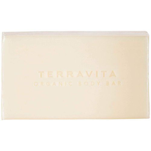 Terravita Organic, Vegan, & Gluten-Free Body Bar Soap, Almond, 100 Gram