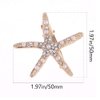 4 Pcs Starfish Hair Clip Bridal Flower Girl Accessories for Wedding
