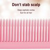 3 Pieces Plastic Rat Tail Comb Pintail Comb Fiber Teasing Comb 9 Inch Styling Comb with Thin and Long Handle for Men Women Girl Salon Home Supplies