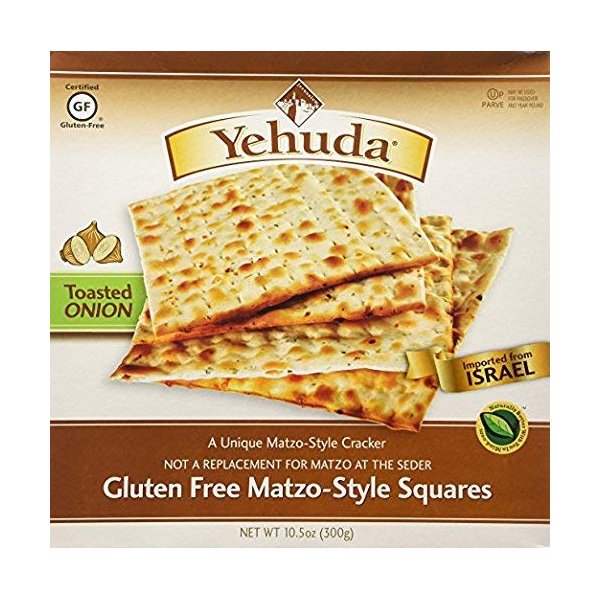 Yehuda Gluten Free Matzo Style Squires Kosher For Passover 10.5 oz. Pack of 6