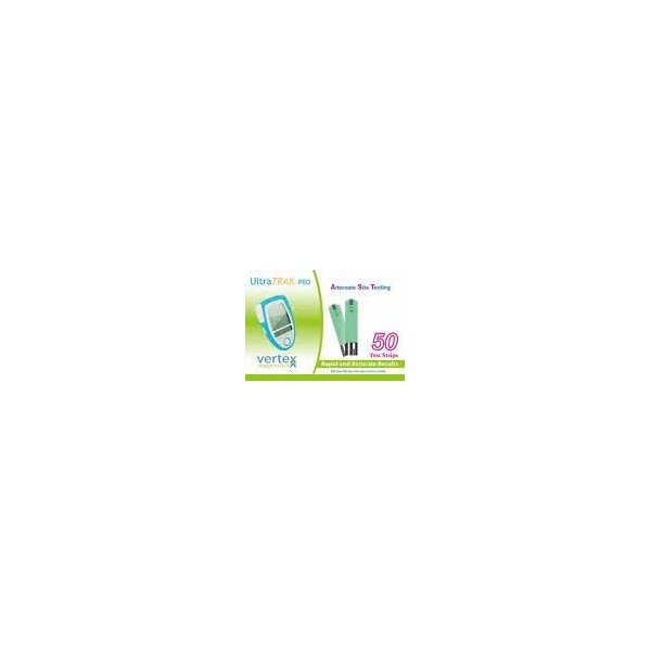 Ultra Trak Pro Blood Glucose Test Strips Mail Order Box of 50 - Vertex