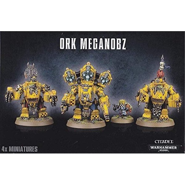 Games Workshop 99120103035" Warhammer 40K Ork Meganobz Action Figure, Black