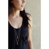 Artmiss Long Layered Necklace Delicate Coin Pearl Pendant Necklace Gold Chain Jewelry for Women