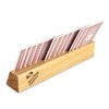 STERLING Games Wooden Playing Cards Holder, Set of 4 Playing Card Holders for Kids Seniors Adults, Card Holding Tray Rack Stand for All Card Games and Board Games