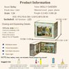 Spilay DIY Miniature Dollhouse Kit with Wooden Furniture, and LED DIY Dollhouse Kit, Handmade Crafts, Birthday, Christmas and Valentine's Day Gifts-Molly GAEDEN