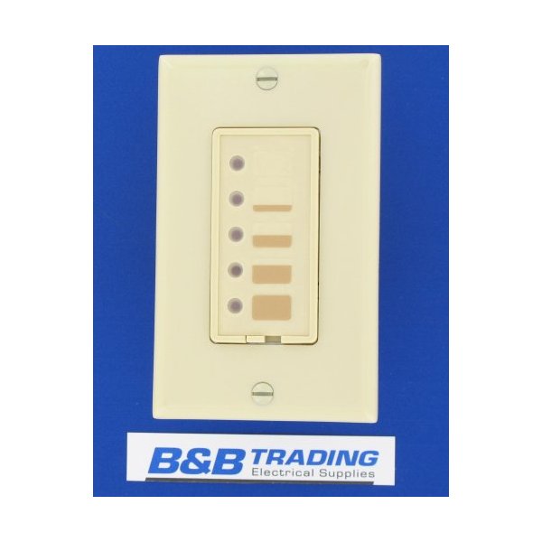 Leviton 6162-I 4 4-Level Solid State Quiet Fan Control - Ivory