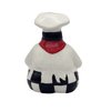ACK Fat Bistro Chef Ceramic Hand Painted Sponge Holder for Kitchen Sink, Kitchen Décor, Scouring Pad, Scrub Holder