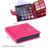 All in one Makeup Kit, Eyeshadow Palette Lip Glosses Blusher Concealer Powder Brush Mirror,Professional makeup kit set for women girls teens or Beginner,32 Color (1Pc) Red