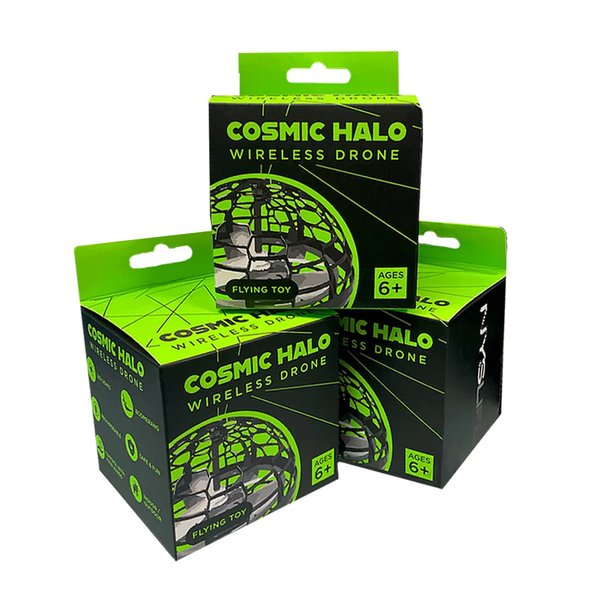 Cosmic Halo Wireless Drone, Blue Nova, Mars Red, Pyxis Pink, 3.74 inch x 3.74 inch x 3.74 inch