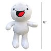 MOCHUJOM Cartoon Stuffed Plush Pillow, 12" James Stuffed Animal Toy for Movie Fans Gift, Suitable for Fans, Children, Girls, Boys and Friends