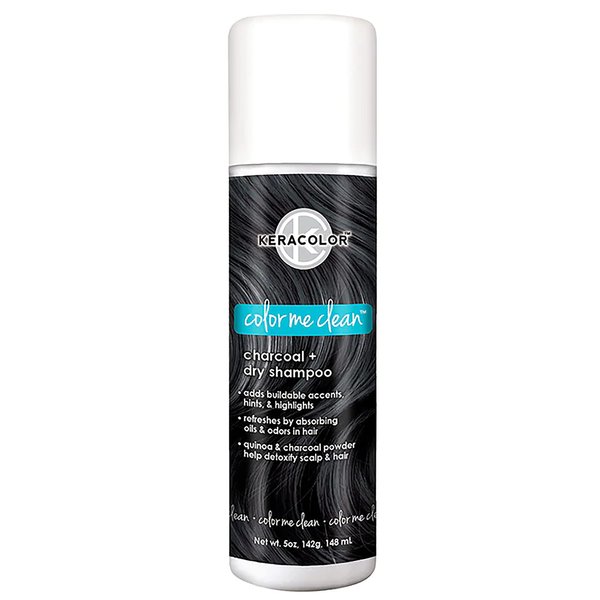 Keracolor Dry Shampoo Color Me Clean with Color Volume Powder For Blonde and Dark Hair, Charcoal , 5 Ounce (Pack of 1)