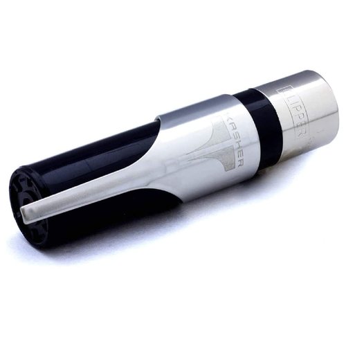 Kasher’s 360 Multipurpose Lighter Tool - Lightweight & Multipurpose Accessory for Lighters - Suitable to use as Pipe Cleaner, Cutter or Multi-Tool Lighter Case (Without Lighter, Silver)
