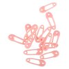 Jili Online 150pcs Pink Mini Rattles Safety Pins Pacifier Charms Table Scatters Decoration Christening Baby Shower Supplies