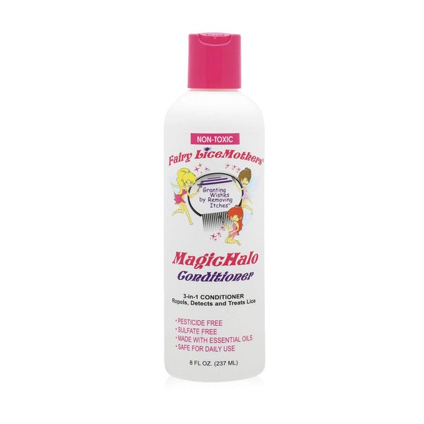 Fairy LiceMothers MagicHalo Conditioner, Anti-Lice Conditioner with Essential Oil, Formulated for Head Lice Prevention, No Sulfate or Pesticides, 8 fl oz