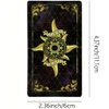 SUNHHX Tarot Cards Set of 78 Surface Laser Cards with English Instructions Book for Beginners (English Edition)