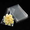 FgfAk 200 Pcs 5x7 Inches Clear Flat Cello/Cellophane Treat Bags Good for Pastry,Bakery,Cookie,Candy and Dessert
